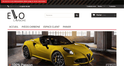 Desktop Screenshot of evocarbone.com