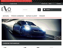 Tablet Screenshot of evocarbone.com